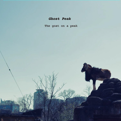 Cover art of The Goat on a Peak by Ghost Peak